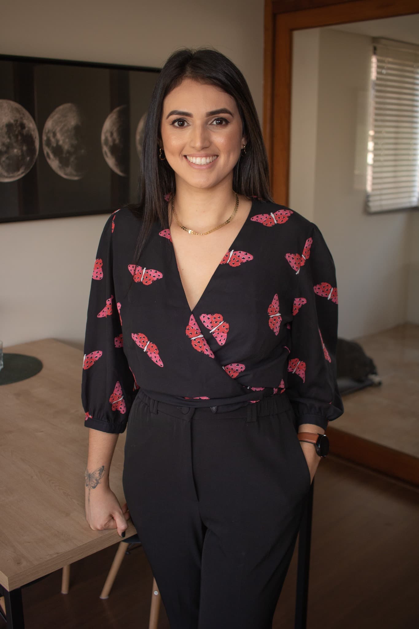 Andreza Moraes no consultório